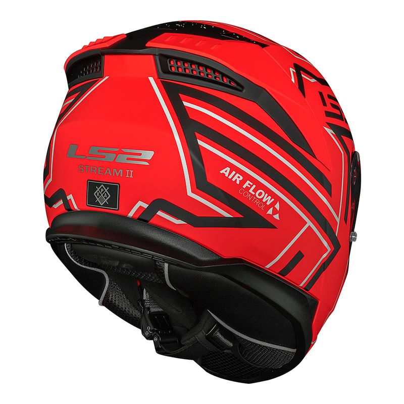 CAPACETE LS2 STREAM II MAZE LARANJA