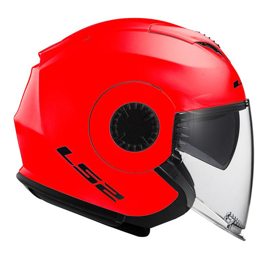 CAPACETE LS2 VERSO MONOCOLOR VERMELHO