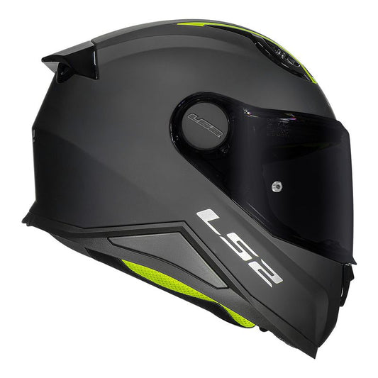 CAPACETE LS2 KID MONOCOLOR PRETO FOSCO