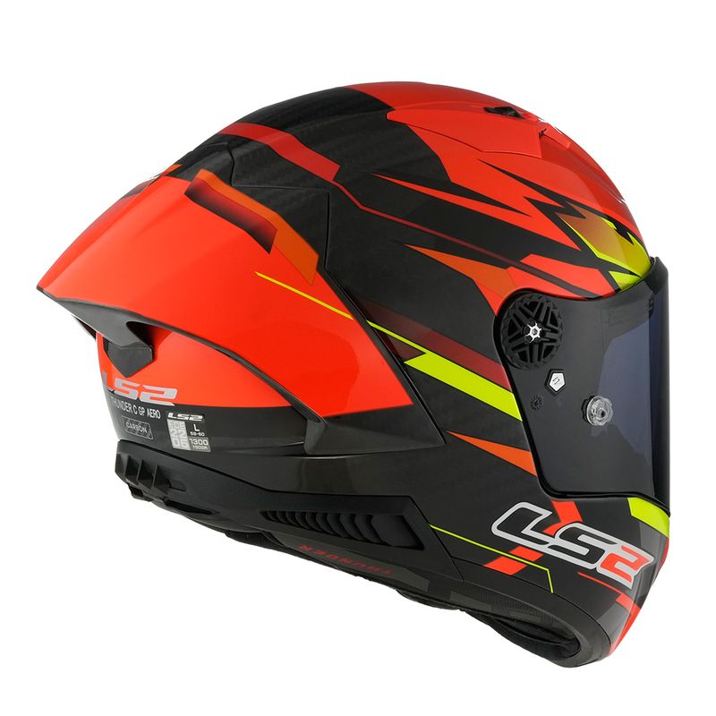 CAPACETE LS2 THUNDER CARBON GP FIRE VERMELHO