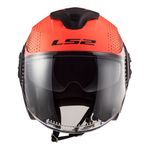 CAPACETE LS2 VERSO SPIN LARANJA