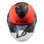 CAPACETE LS2 VERSO SPIN LARANJA