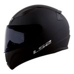 CAPACETE LS2 RAPID MONOCOLOR PRETO FOSCO SKU 06002023506510114050