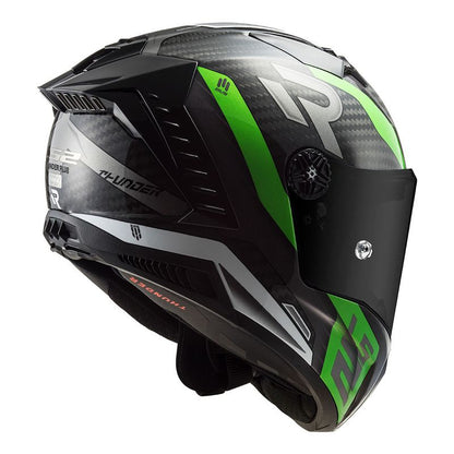 CAPACETE LS2 THUNDER CARBON SUPRA VERDE