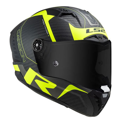CAPACETE LS2 THUNDER CARBON RACING 1 AMARELO