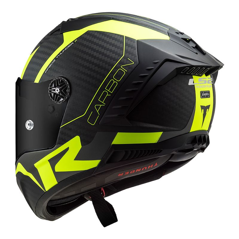CAPACETE LS2 THUNDER CARBON RACING 1 AMARELO