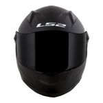 CAPACETE LS2 CLASSIC MONOCOLOR PRETO FOSCO