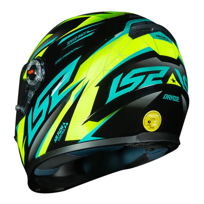 CAPACETE LS2 CLASSIC DRAZE VERDE
