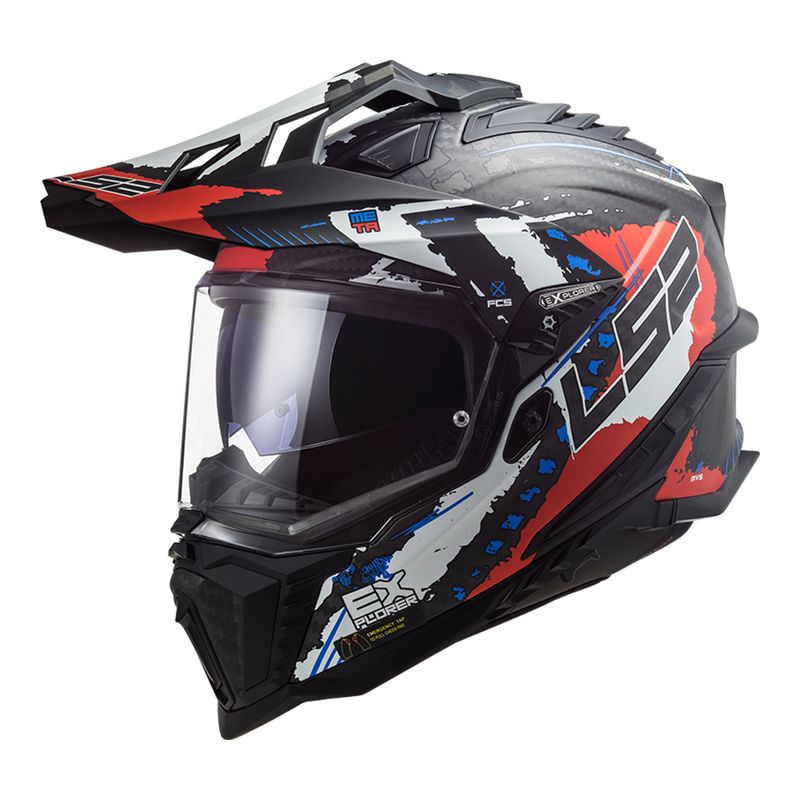 CAPACETE LS2 EXPLORER EXTEND VERMELHO