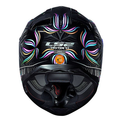 CAPACETE VECTOR II TROPICAL PRETO