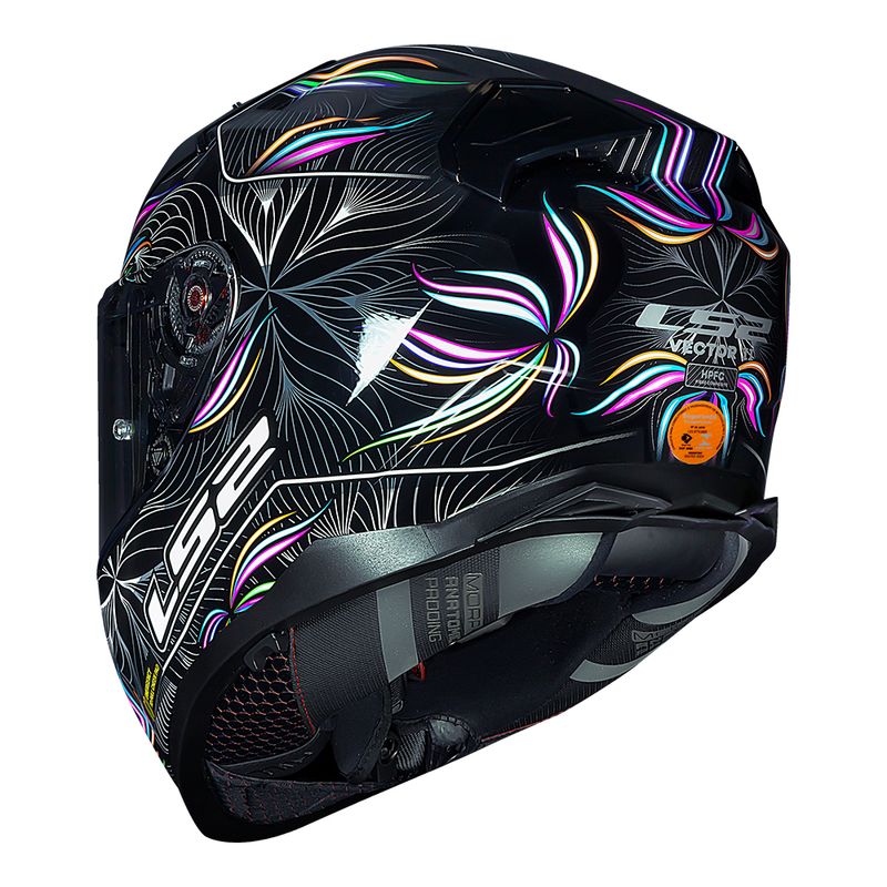 CAPACETE VECTOR II TROPICAL PRETO