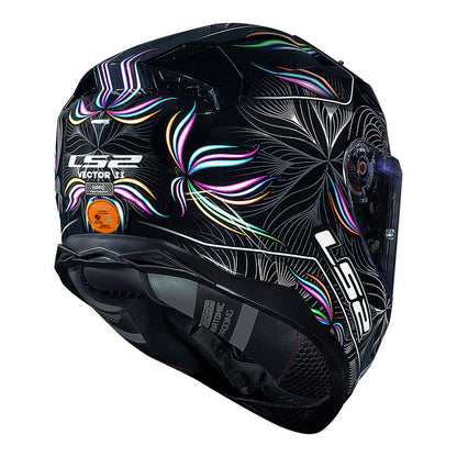 CAPACETE VECTOR II TROPICAL PRETO