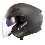 CAPACETE LS2 INFINITY II C SOLID CARBON FOSCO SKU 06002086011610284048