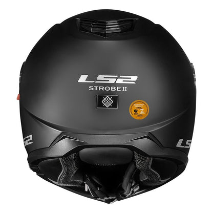 CAPACETE STROBE II MONOCOLOR PRETO FOSCO