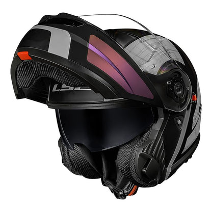CAPACETE STROBE II ORION PRETO/ROXO FOSCO