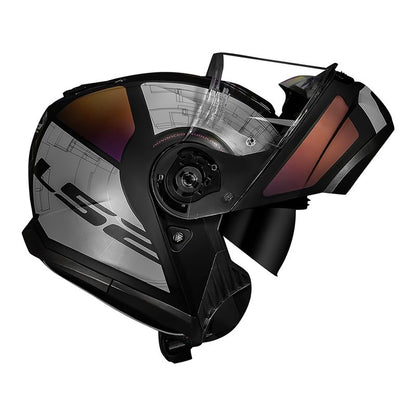 CAPACETE STROBE II ORION PRETO/ROXO FOSCO