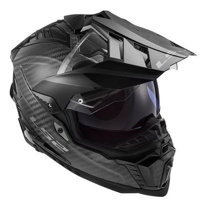 CAPACETE LS2 EXPLORER CARBON SOLID FOSCO