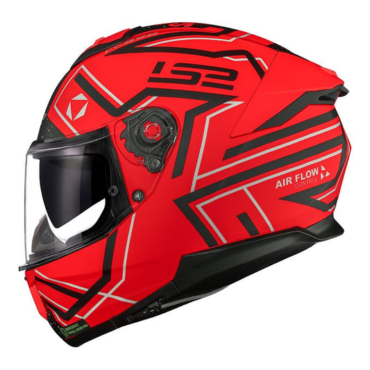 CAPACETE LS2 STREAM II MAZE LARANJA