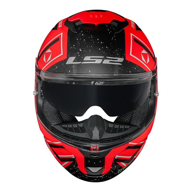 CAPACETE LS2 STREAM II MAZE LARANJA