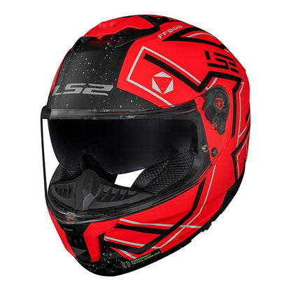 CAPACETE LS2 STREAM II MAZE LARANJA