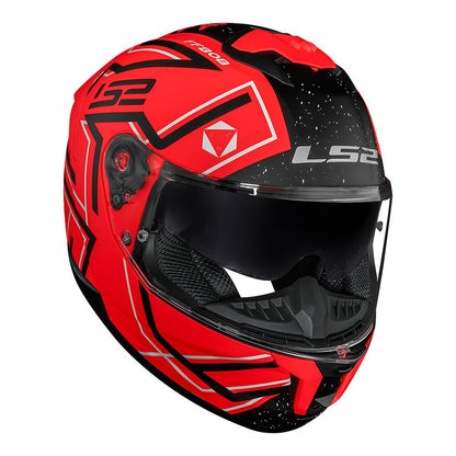 CAPACETE LS2 STREAM II MAZE LARANJA