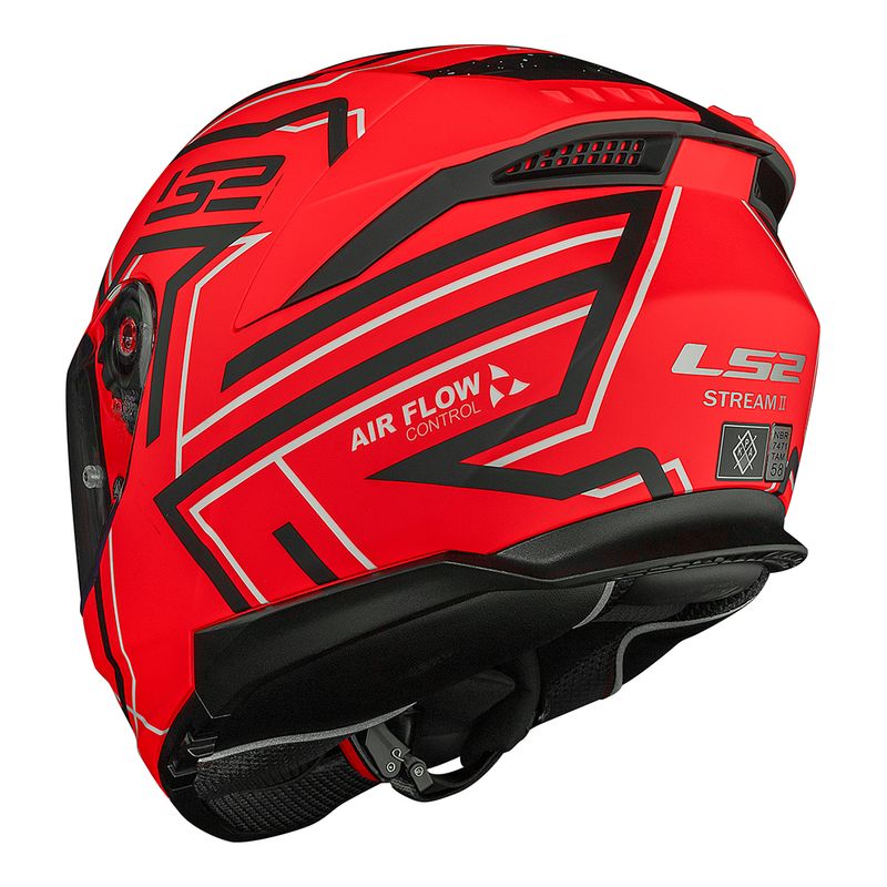CAPACETE LS2 STREAM II MAZE LARANJA