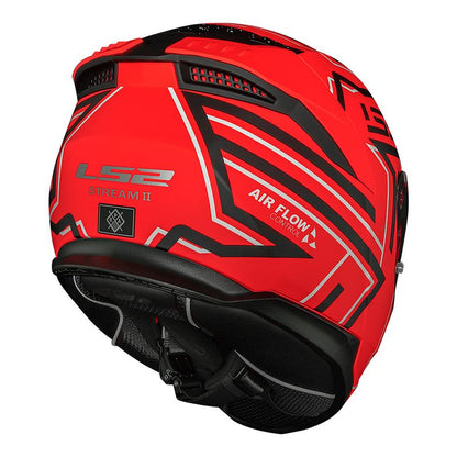 CAPACETE LS2 STREAM II MAZE LARANJA