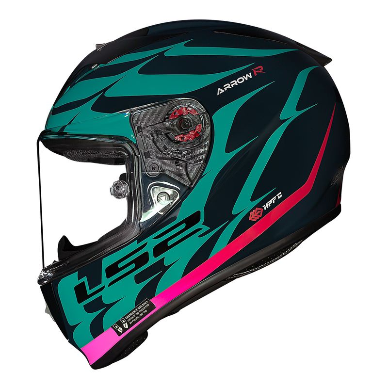 CAPACETE LS2 ARROW FLAMES VERDE