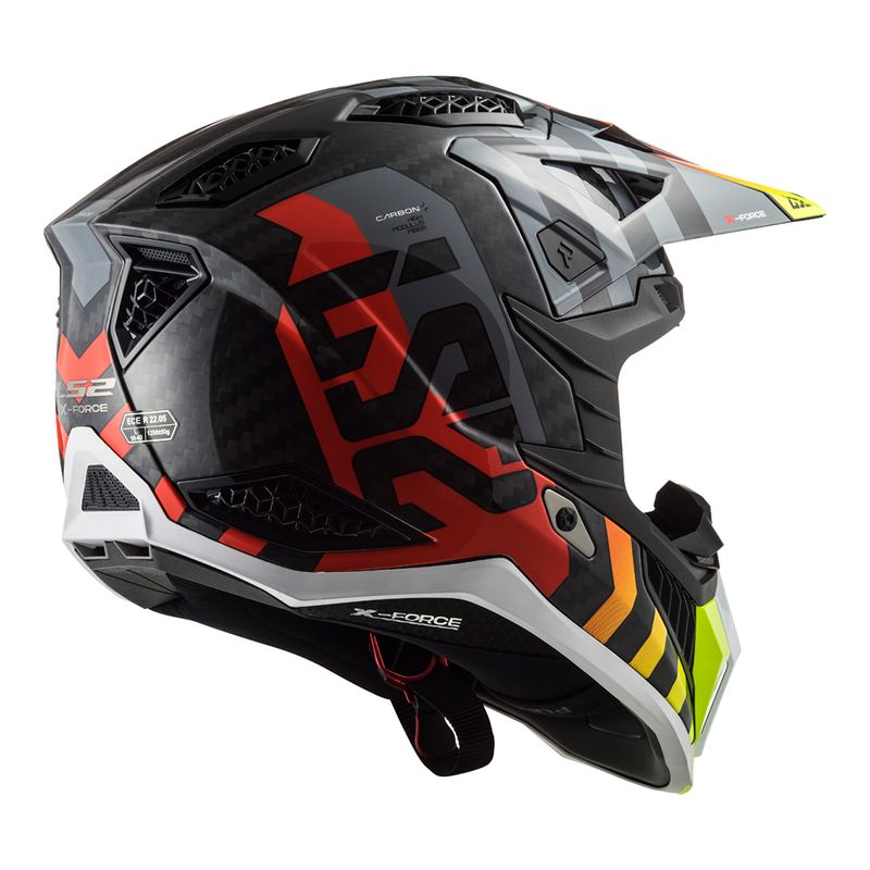 CAPACETE LS2 X-FORCE C BARRIER AMARELO