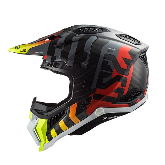 CAPACETE LS2 X-FORCE C BARRIER AMARELO