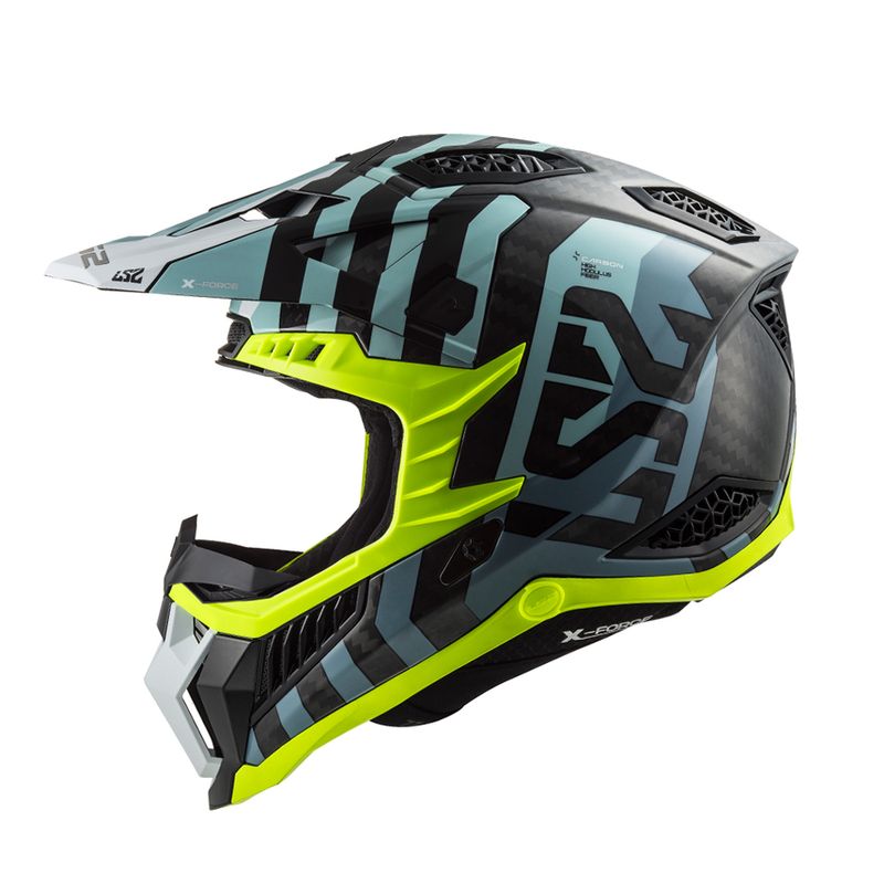 CAPACETE LS2 X-FORCE C BARRIER SKY AZUL