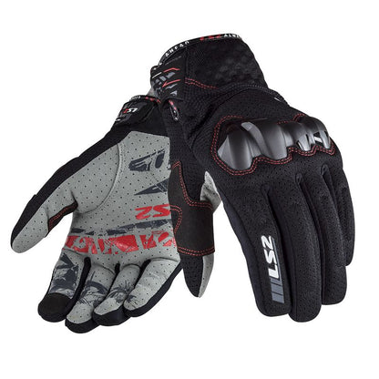 LUVA LS2 CHAKI PRETO