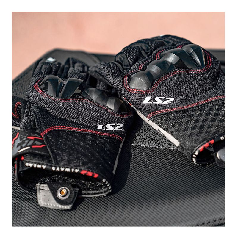 LUVA LS2 CHAKI PRETO