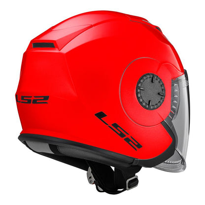 CAPACETE LS2 VERSO MONOCOLOR VERMELHO