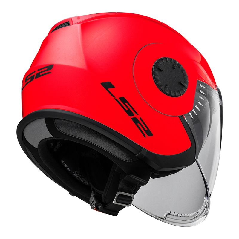 CAPACETE LS2 VERSO MONOCOLOR VERMELHO