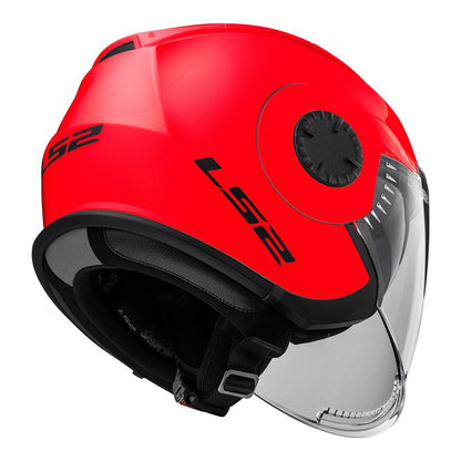 CAPACETE LS2 VERSO MONOCOLOR VERMELHO