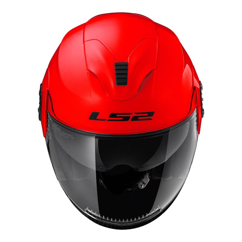 CAPACETE LS2 VERSO MONOCOLOR VERMELHO