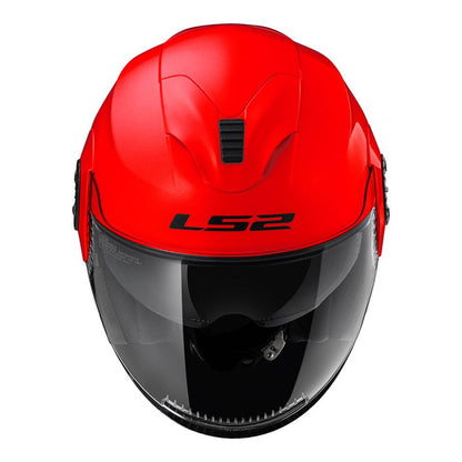 CAPACETE LS2 VERSO MONOCOLOR VERMELHO
