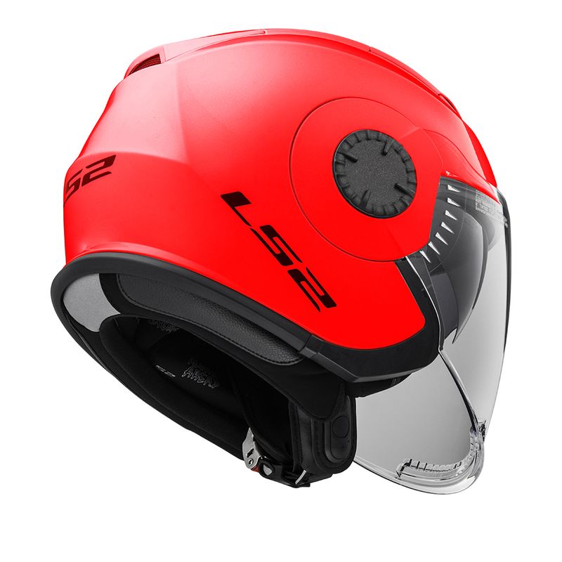 CAPACETE LS2 VERSO MONOCOLOR VERMELHO