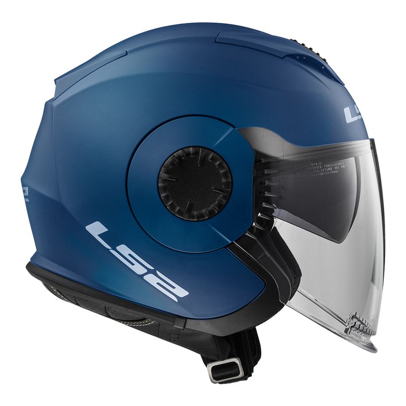 CAPACETE LS2 VERSO MONOCOLOR AZUL FOSCO