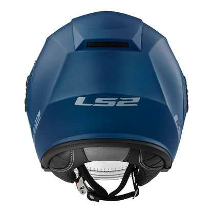 CAPACETE LS2 VERSO MONOCOLOR AZUL FOSCO