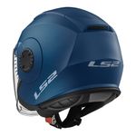 CAPACETE LS2 VERSO MONOCOLOR AZUL FOSCO