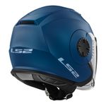 CAPACETE LS2 VERSO MONOCOLOR AZUL FOSCO