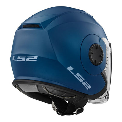 CAPACETE LS2 VERSO MONOCOLOR AZUL FOSCO