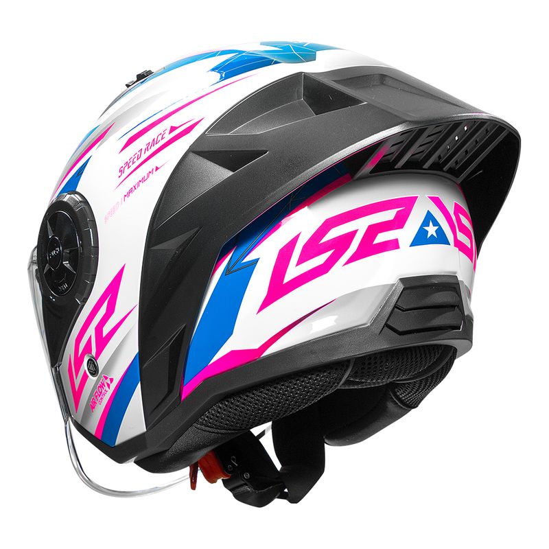 CAPACETE LS2 AIRFLOW II DRAZE BRANCO SKU 06002092611141126048
