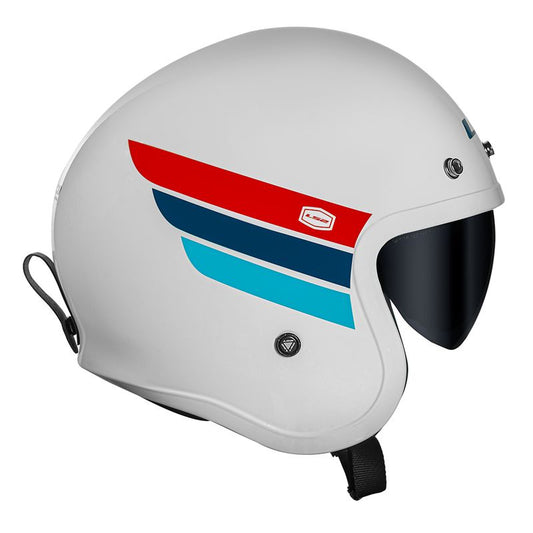 CAPACETE LS2 SPITFIRE RETRO BRANCO