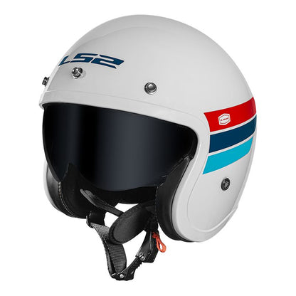 CAPACETE LS2 SPITFIRE RETRO BRANCO