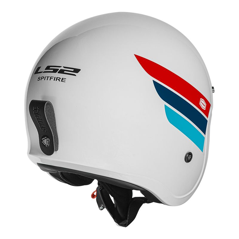 CAPACETE LS2 SPITFIRE RETRO BRANCO