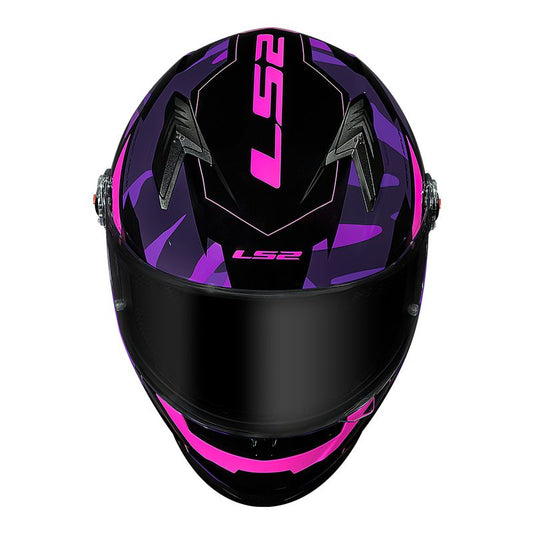 CAPACETE LS2 CLASSIC TANK ROXO