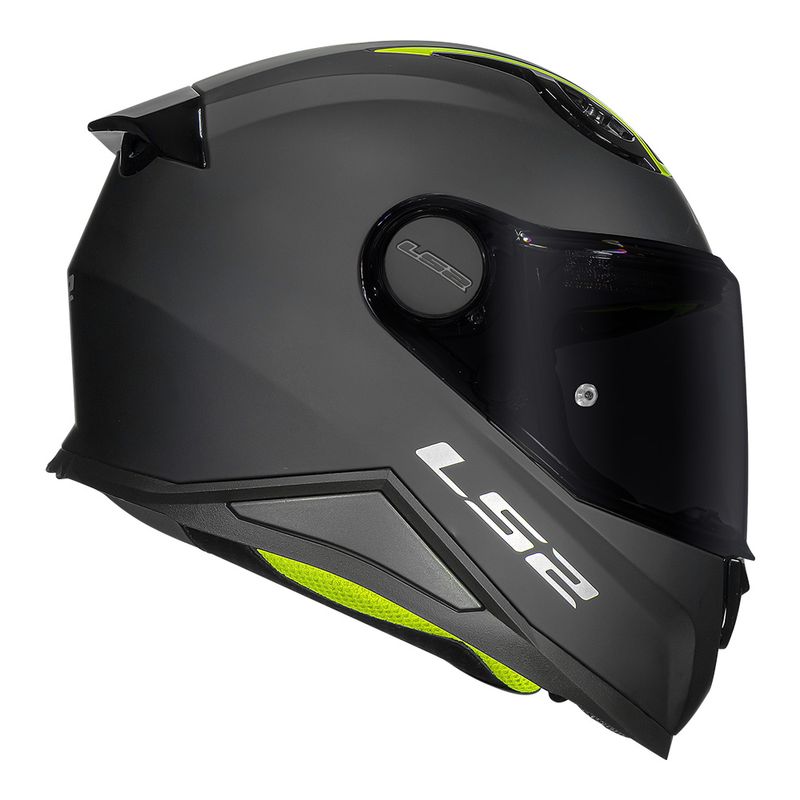 CAPACETE LS2 KID MONOCOLOR PRETO FOSCO